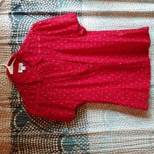 Unique Vintage sheer confetti blouse